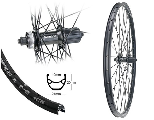 Hinterrad shimano disc - 28",