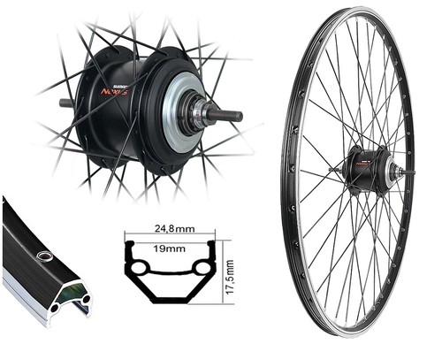 Hinterrad shimano 8 gang - shimano,